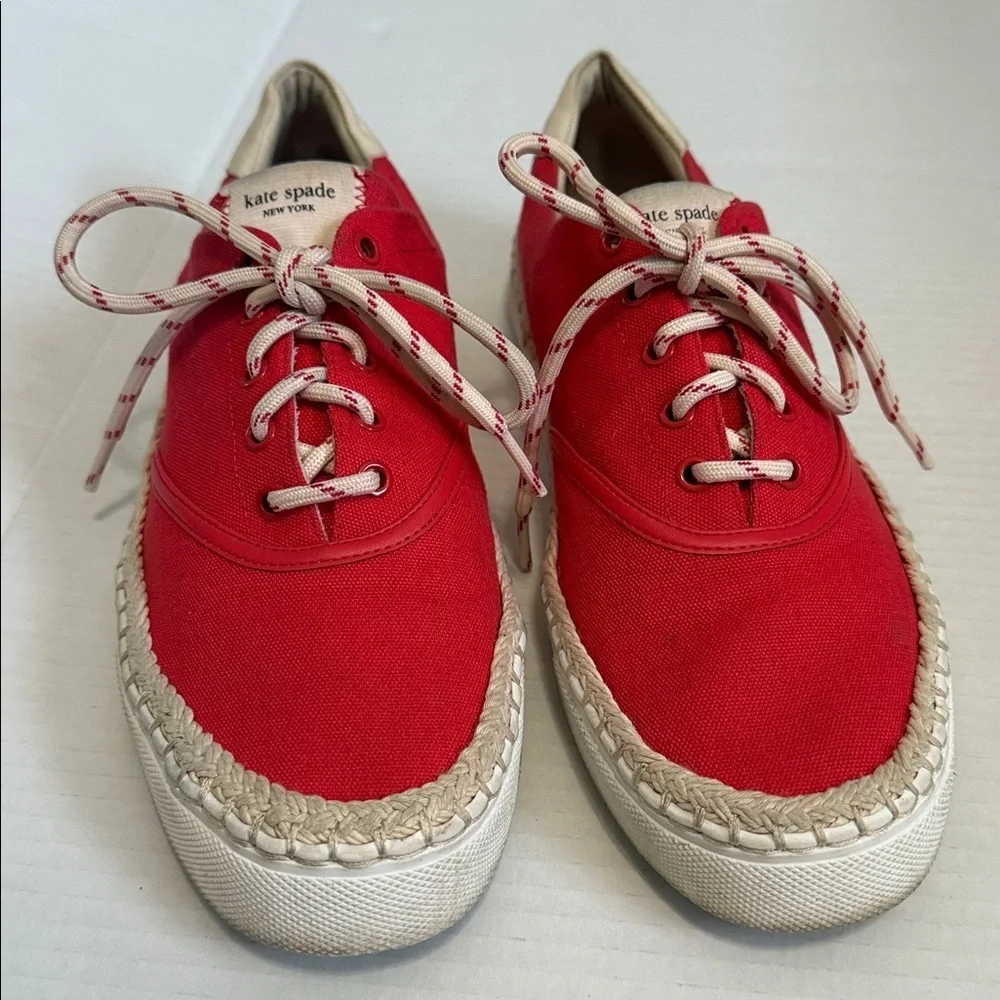 Kate Spade New York - Women's Boat Party Espadrille Sneakers - Coral Rose - 10